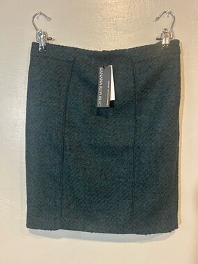 Banana Republic Dark Teal Textured Pencil Skirt